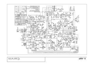 Carvin X Amp schematic circuit diagram